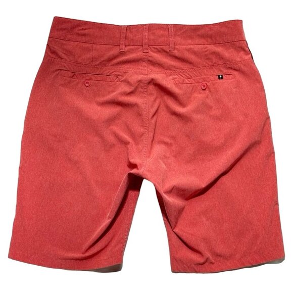 TRUNKS Men's Shorts Polyester Comfort Fit Belt Loops Zip Closure Pockets Size 34 - Picture 4 of 11